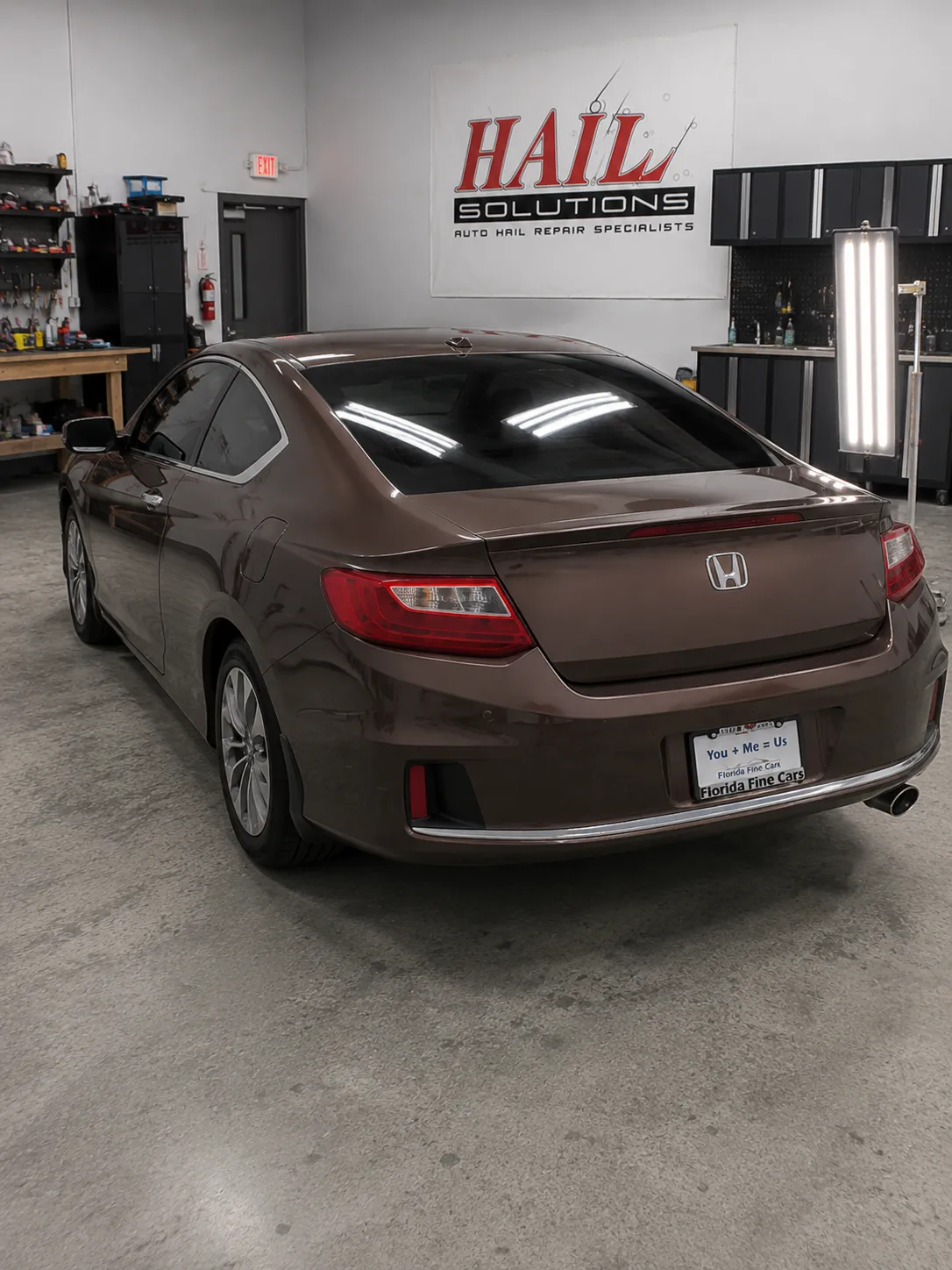 2015 Honda Accord hail damage repair in Excelsior Springs, MO — detail photo 1