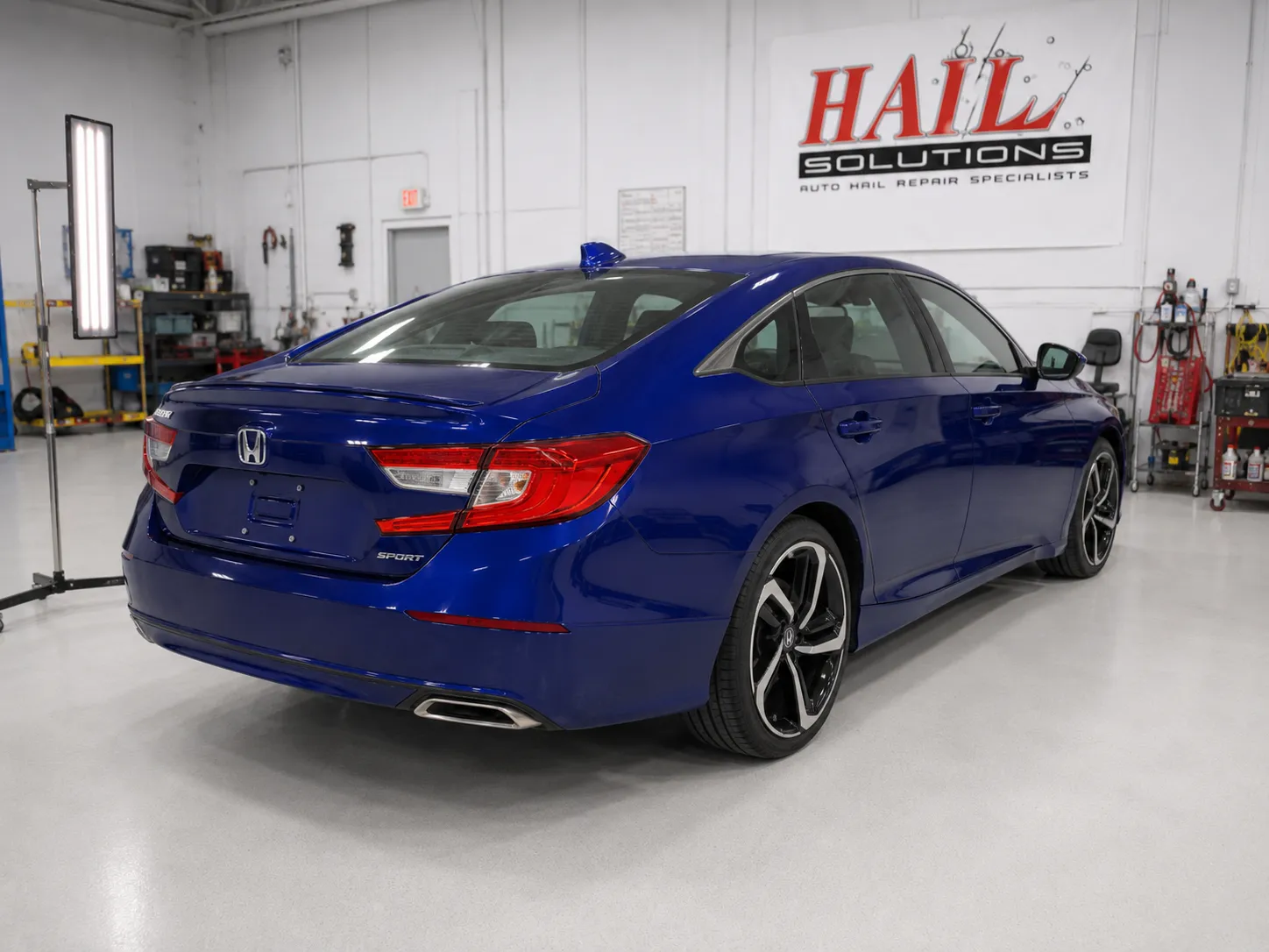 2018 Honda Accord hail damage repair in Olathe, KS — detail photo 1