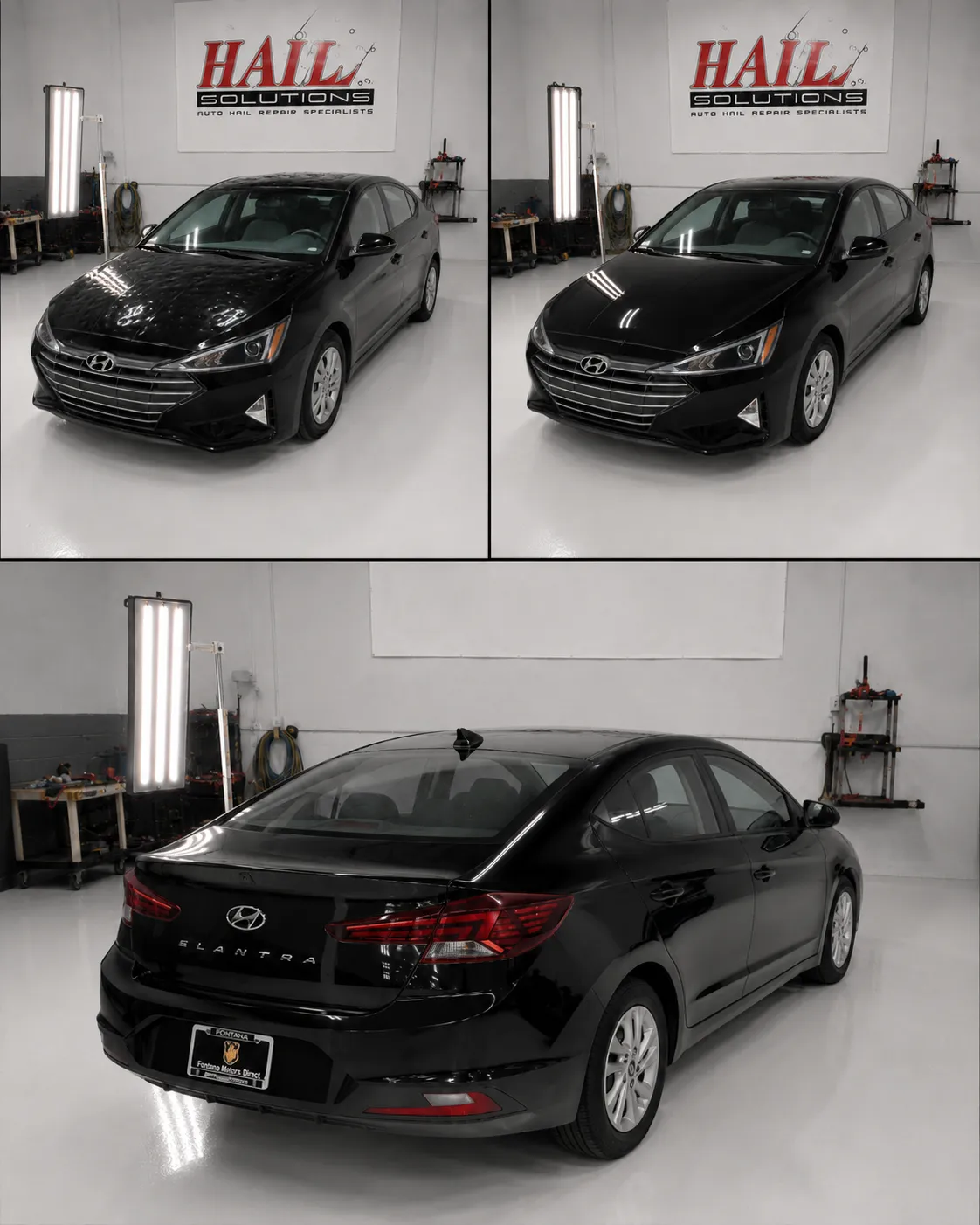 2020 Hyundai Elantra hail damage repair in Grain Valley, MO — detail photo 1