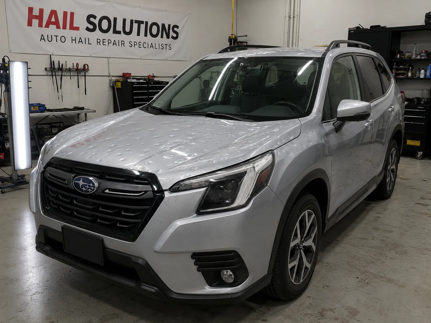 2022 Subaru Forester hail damage repair in Lee's Summit, MO — detail photo 1
