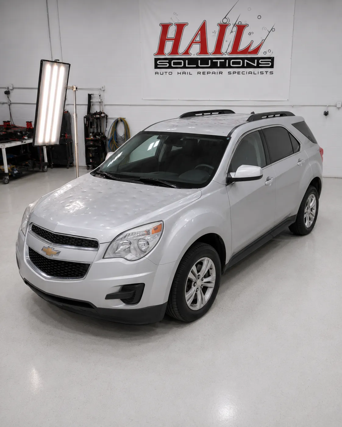 2015 Chevrolet Equinox hail damage repair in Independence, MO — detail photo 2