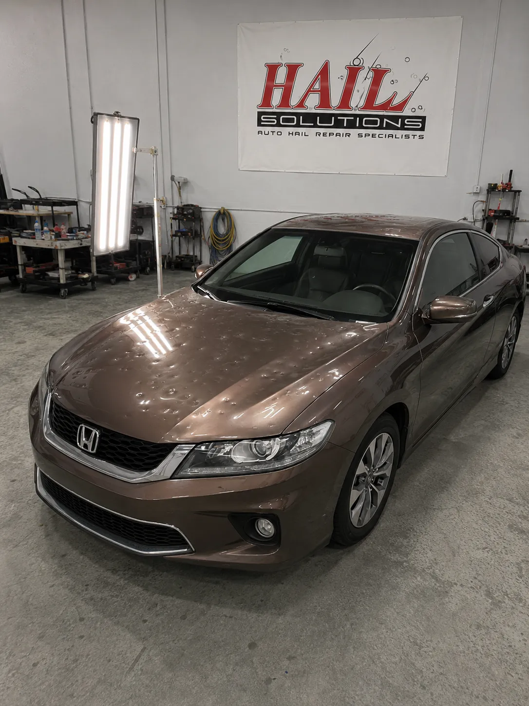 2015 Honda Accord hail damage repair in Excelsior Springs, MO — detail photo 2