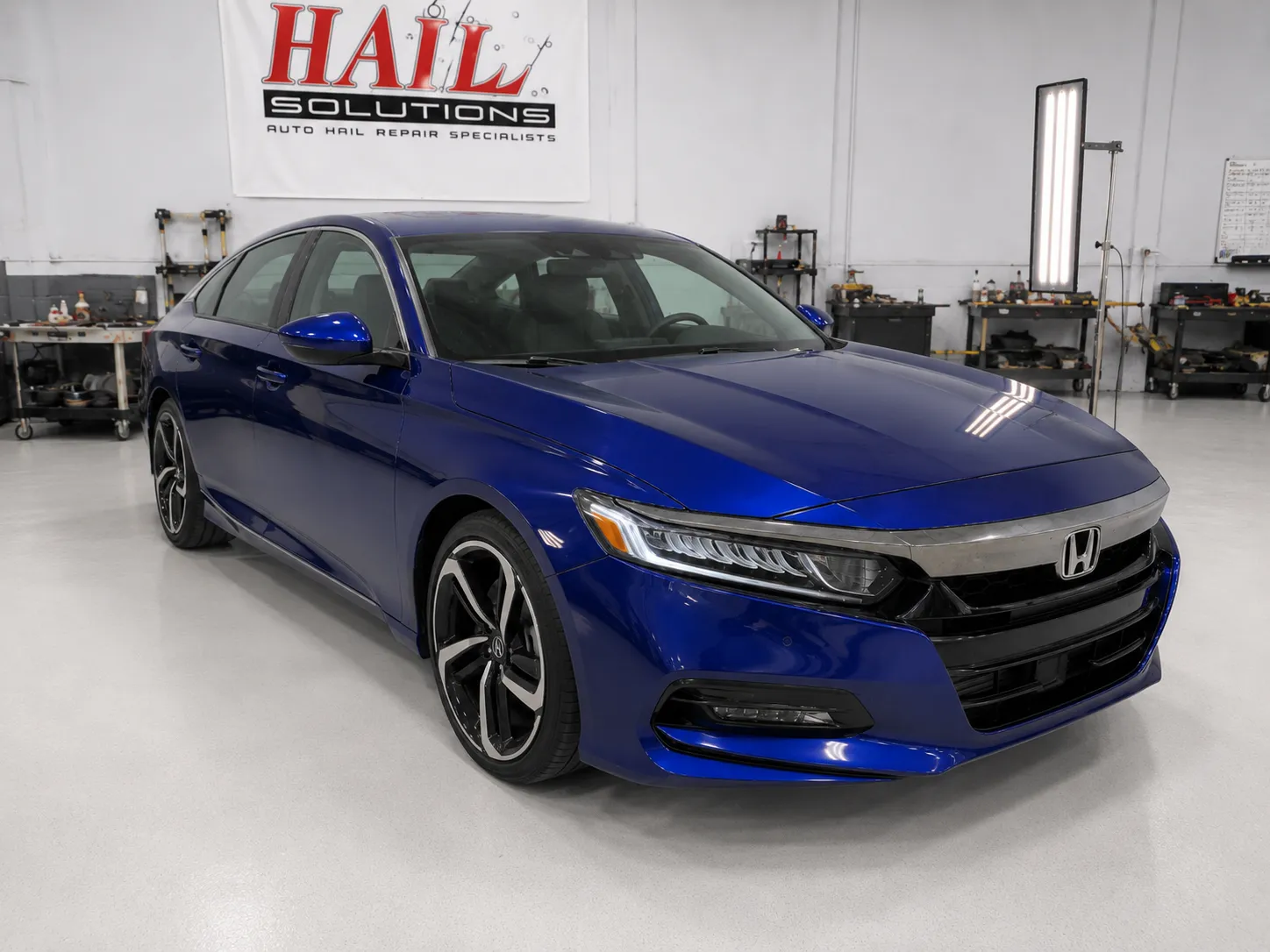 2018 Honda Accord hail damage repair in Olathe, KS — detail photo 2