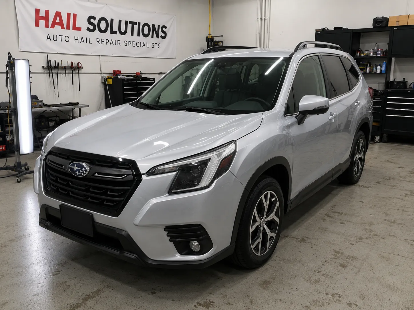 2022 Subaru Forester hail damage repair in Lee's Summit, MO — detail photo 2