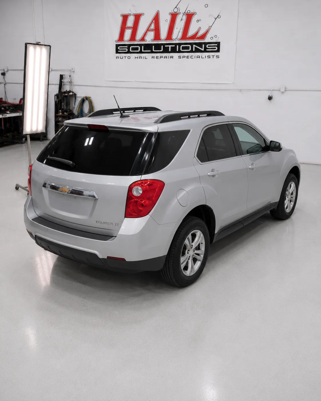 2015 Chevrolet Equinox hail damage repair in Independence, MO — detail photo 3