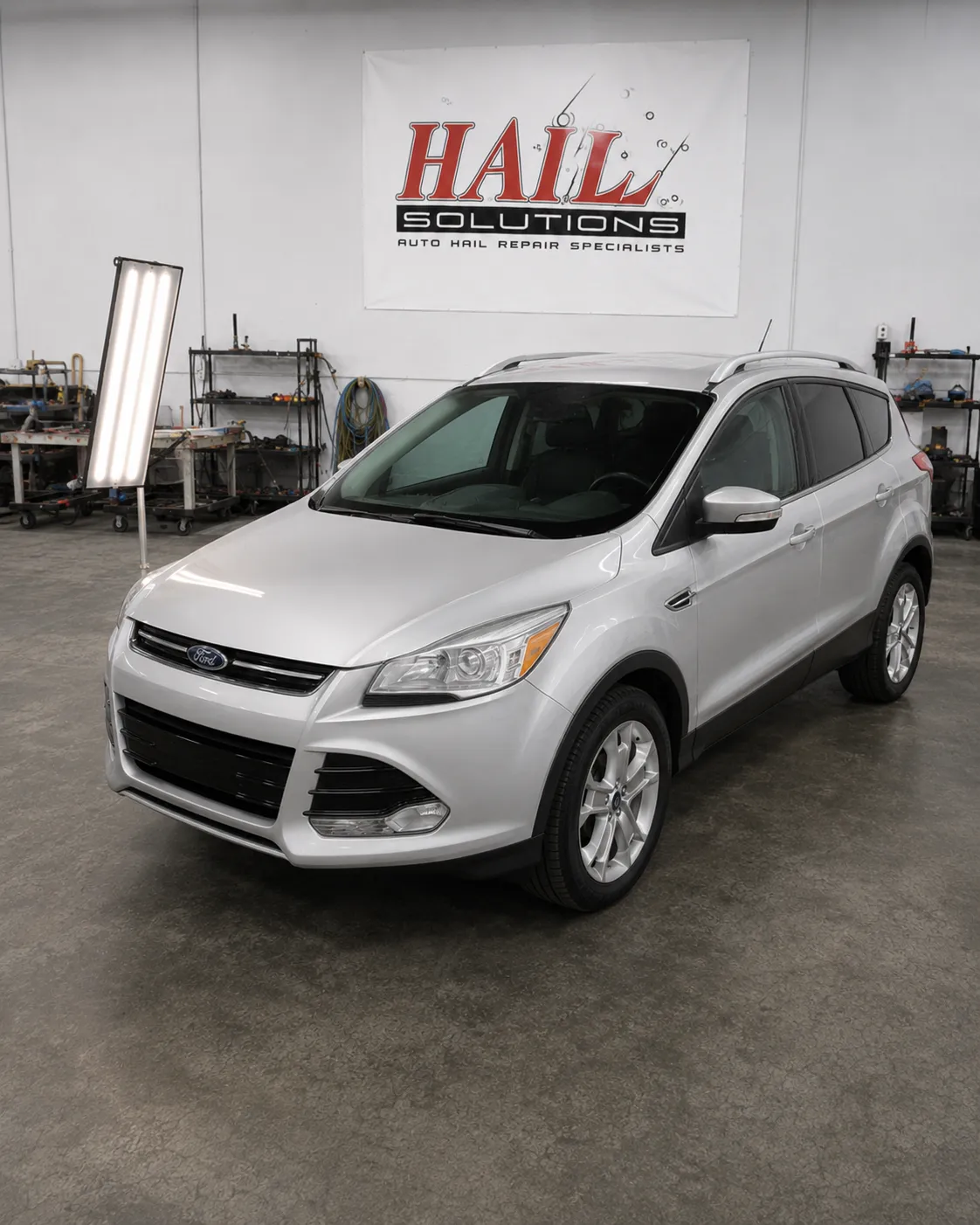 2016 Ford Escape hail damage repair in Olathe, KS — detail photo 3