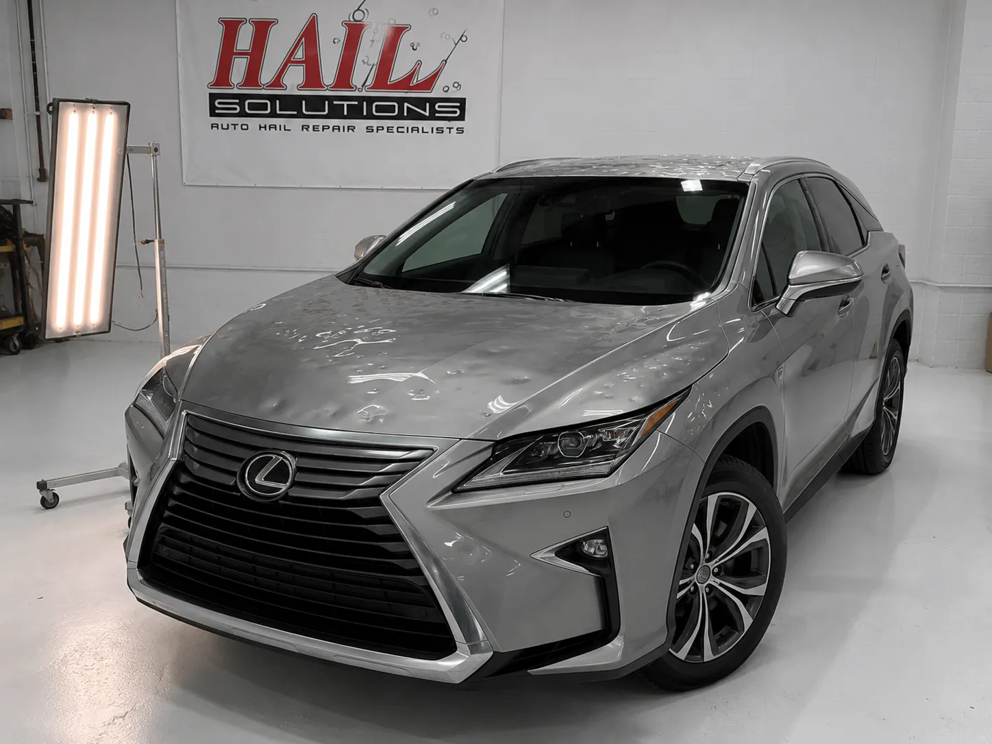 2018 Lexus RX 350 hail damage repair in Leawood, KS — detail photo 3