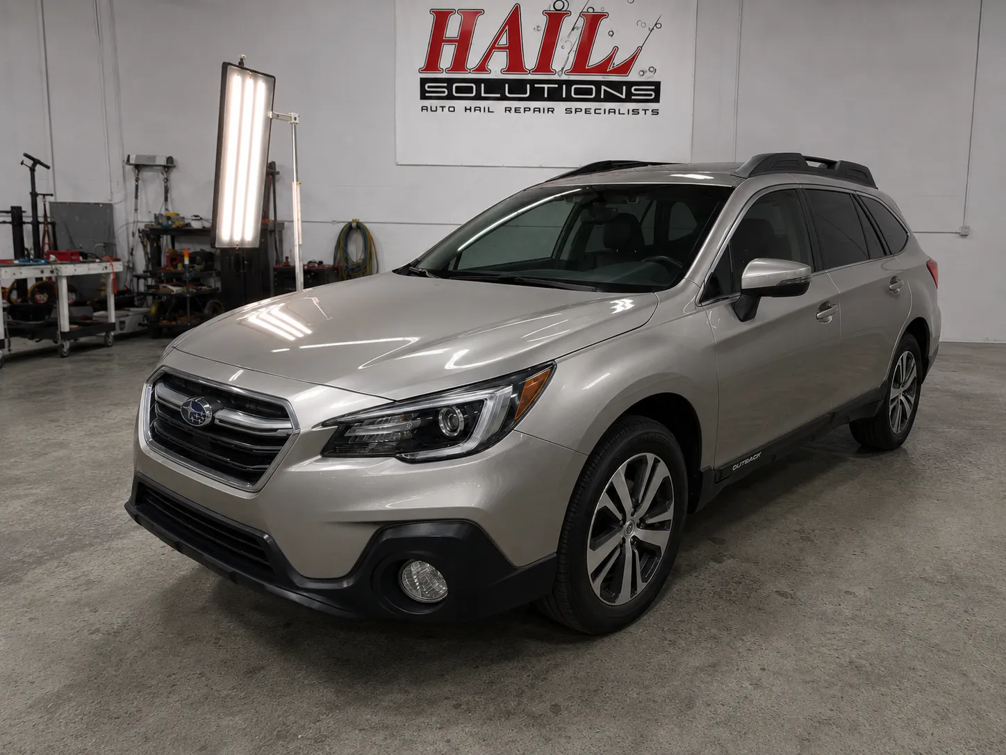 2018 Subaru Outback hail damage repair in Tonganoxie, KS — detail photo 3