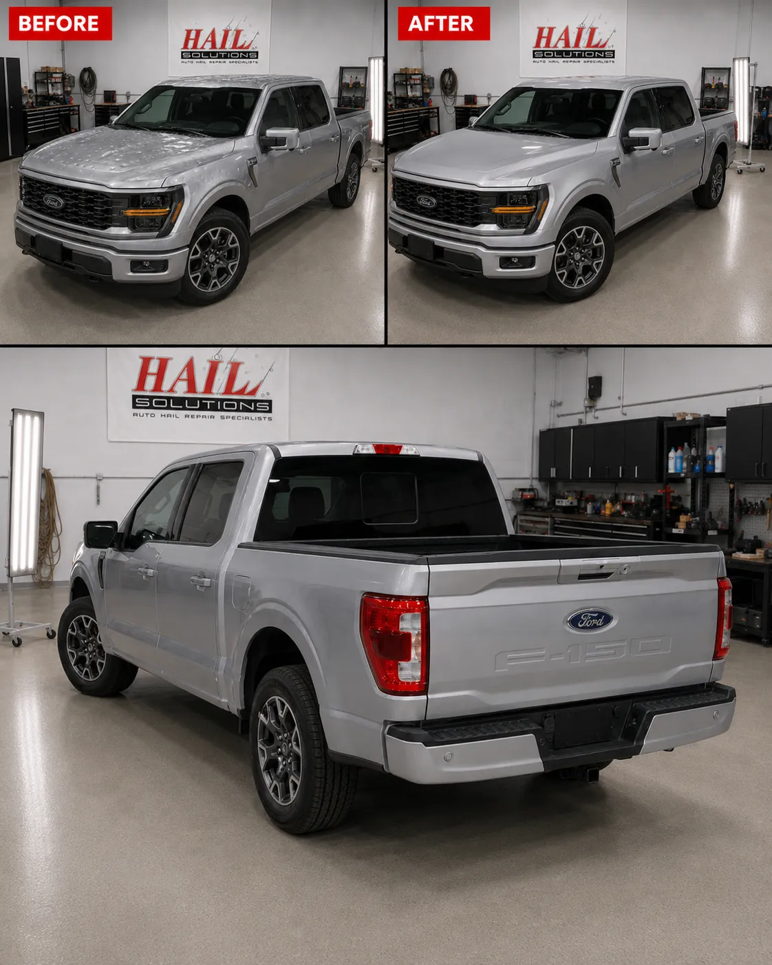 2024 Ford F-150 hail damage repair in Liberty, MO — detail photo 3
