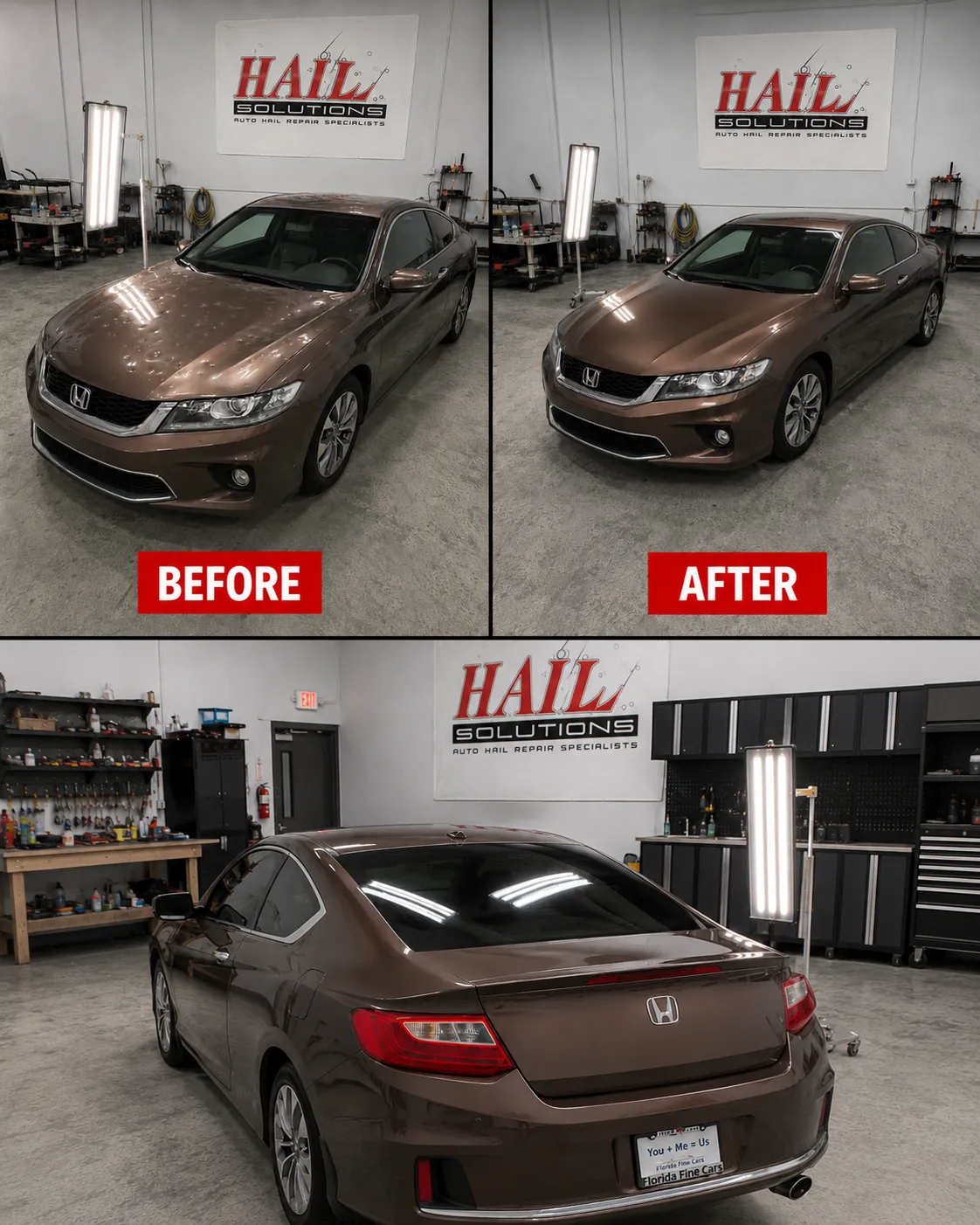 2015 Honda Accord — Champagne Frost Pearl hail damage repair in Excelsior Springs, MO