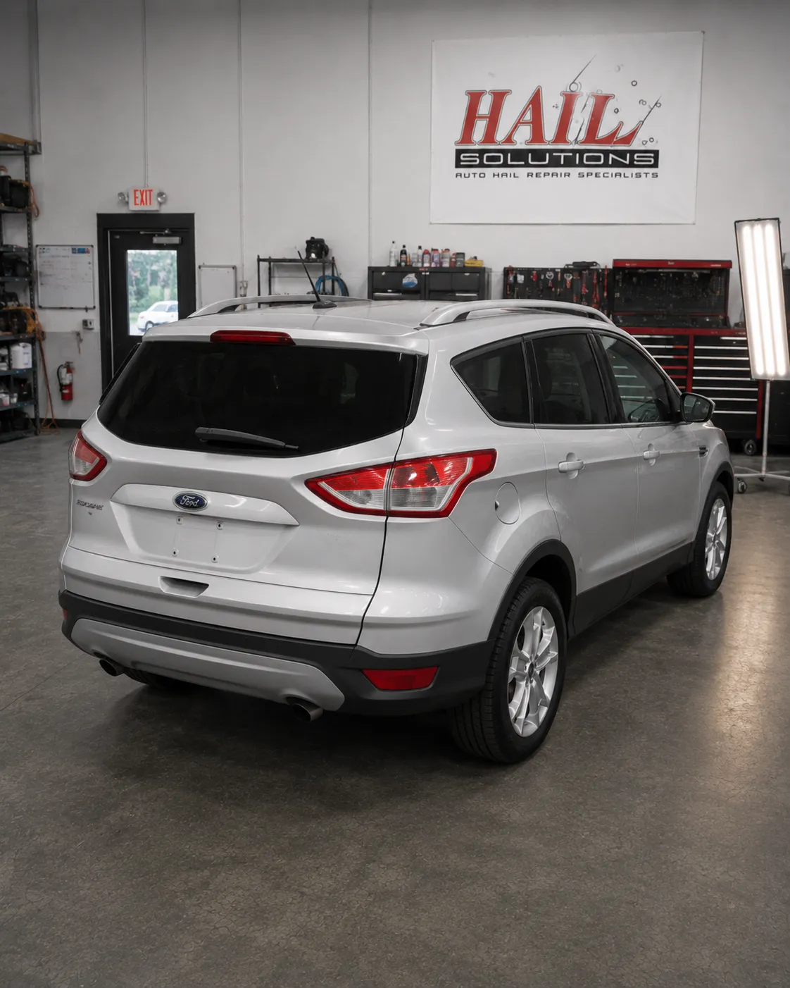 2016 Ford Escape — Ingot Silver hail damage repair in Olathe, KS