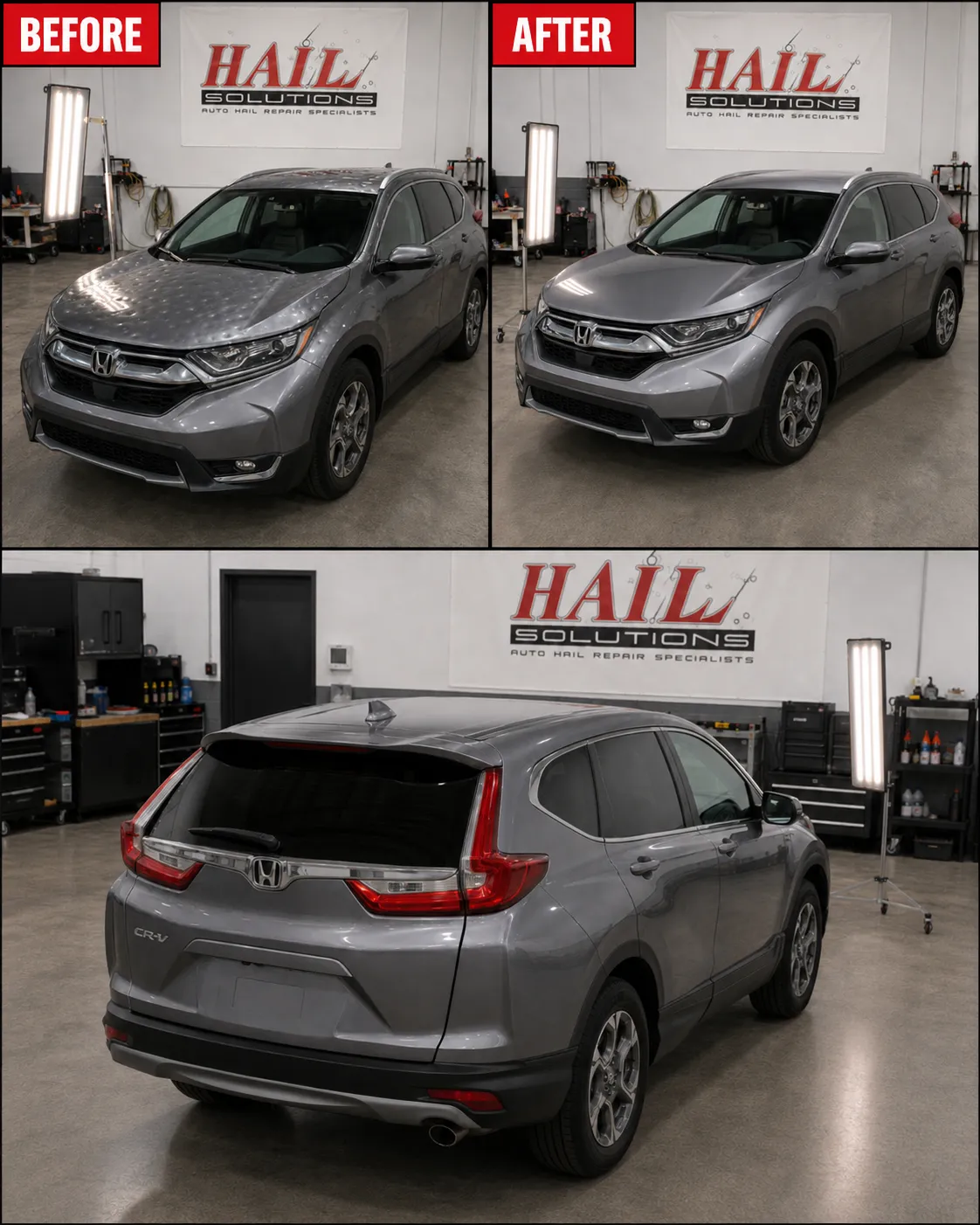 2017 Honda CR-V — Modern Steel Metallic hail damage repair in Lenexa, KS