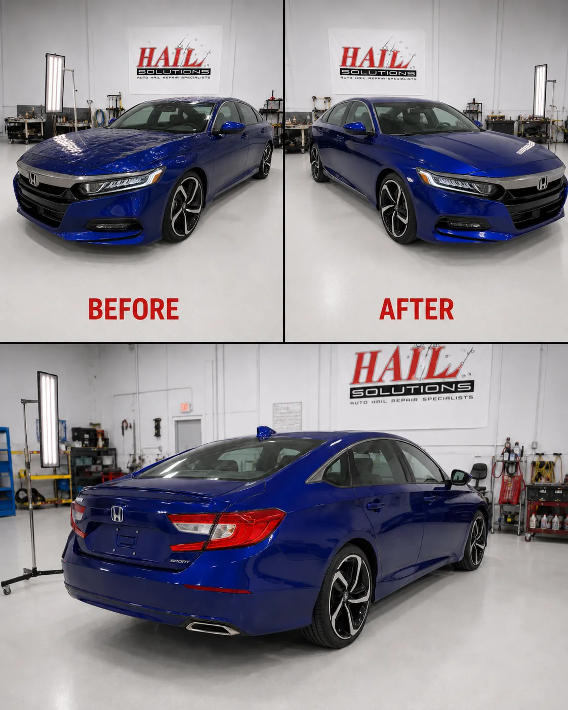 2018 Honda Accord — Still Night Pearl hail damage repair in Olathe, KS