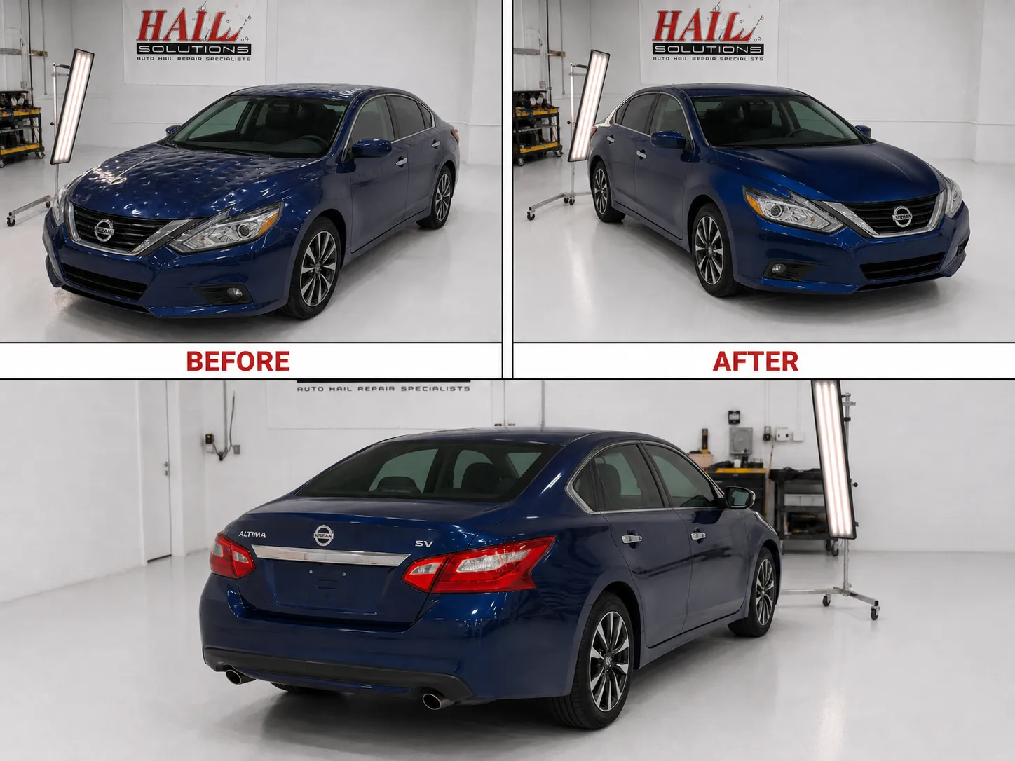 2018 Nissan Altima — Storm Blue hail damage repair in Belton, MO