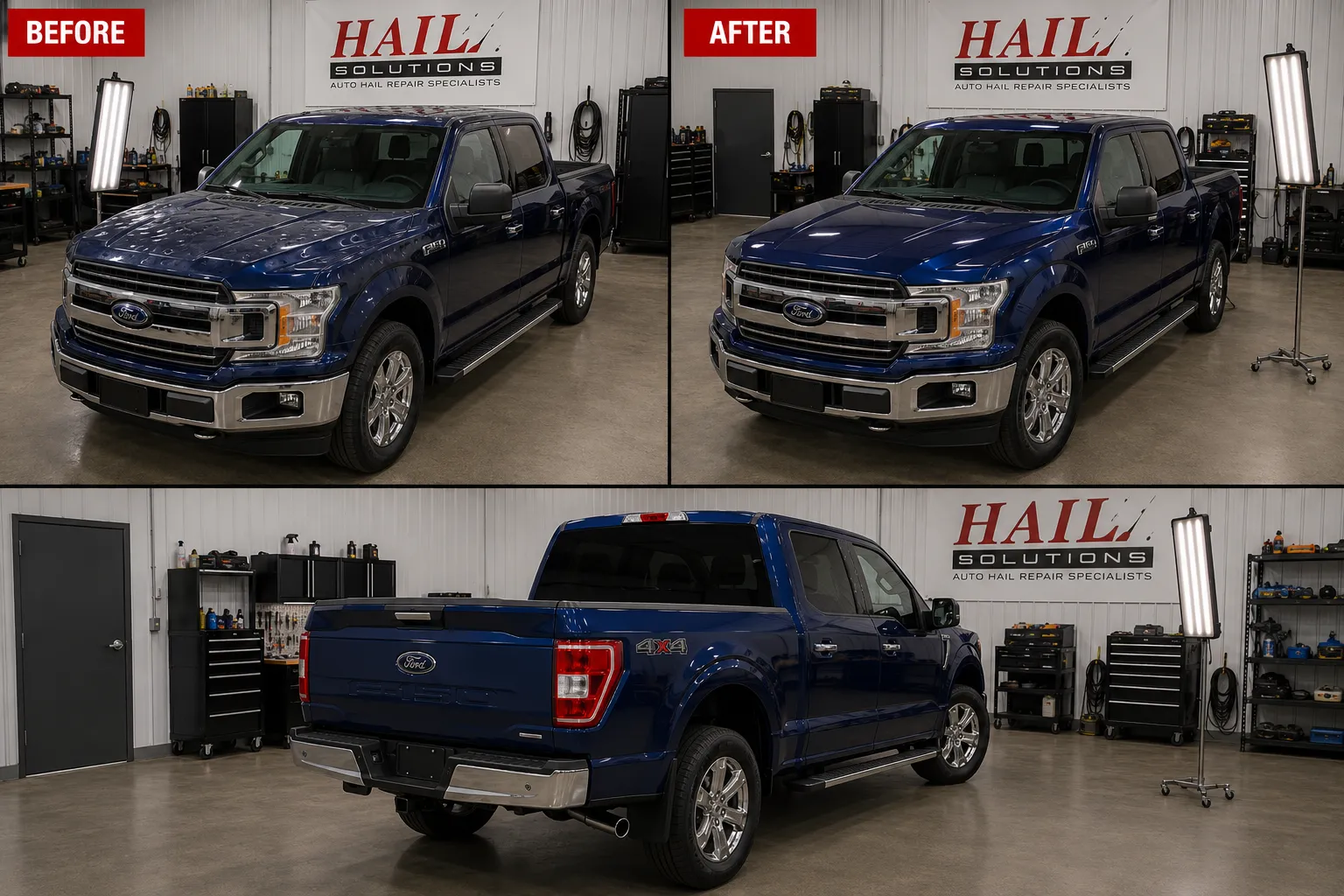 2022 Ford F-150 — Antimatter Blue hail damage repair in Shawnee, KS