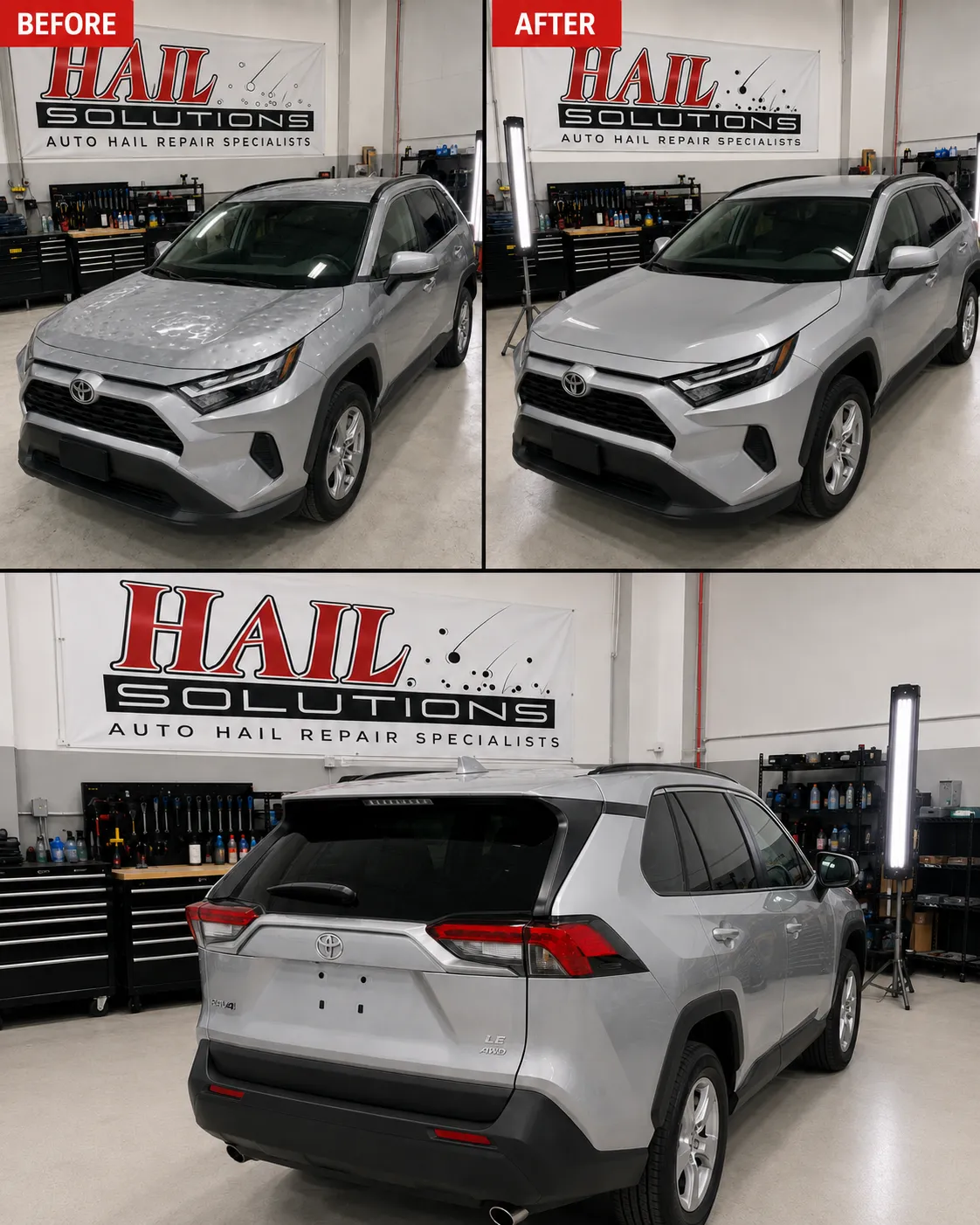 2023 Toyota RAV4 — Silver Sky Metallic hail damage repair in Pleasant Hill, MO