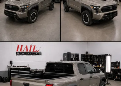 2024 Toyota Tacoma — Cement Gray restored with paintless dent repair in Olathe, KS