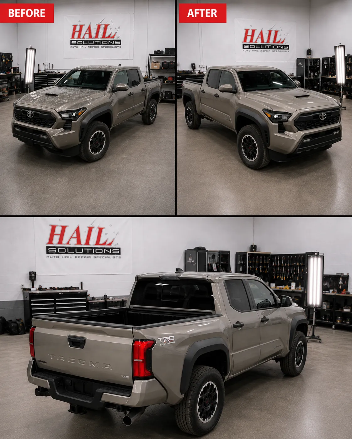 2024 Toyota Tacoma — Cement Gray hail damage repair in Olathe, KS